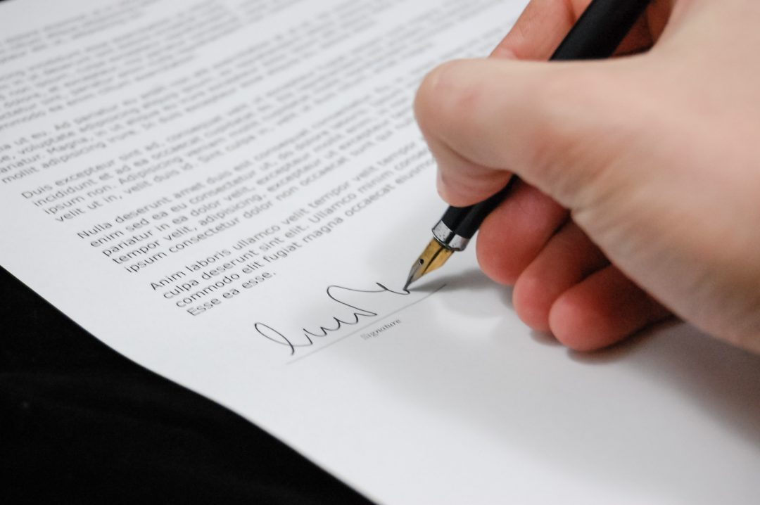 Signing a Will