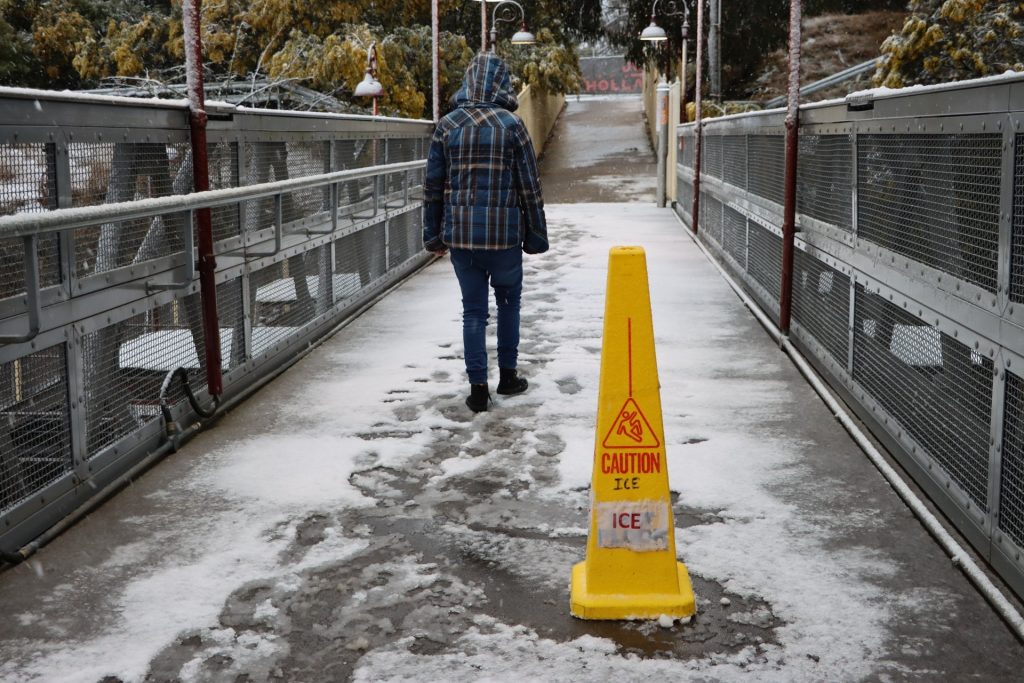 Icey path